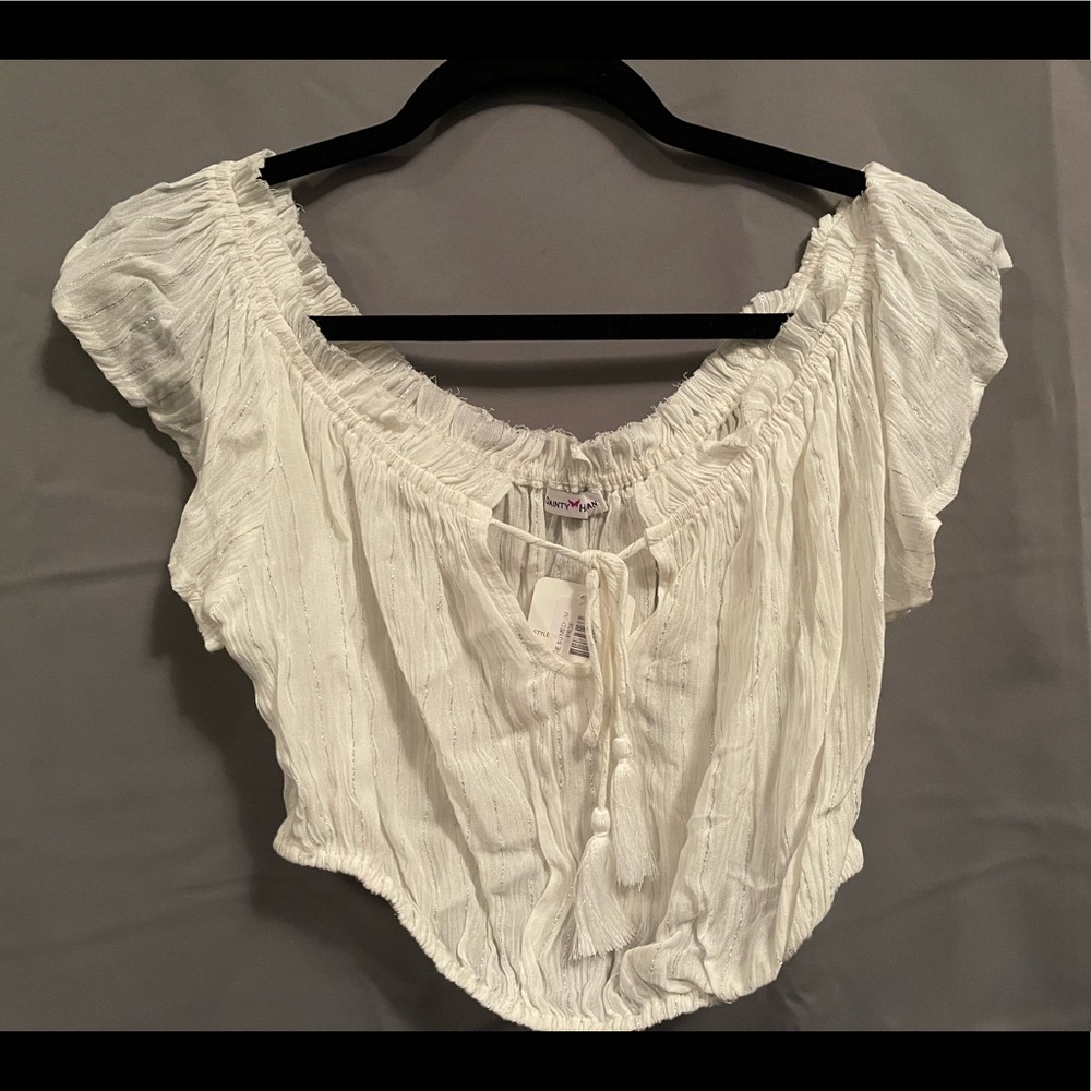 DAINTY HOOLIGAN cropped top